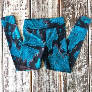 LuLaRoe Map Leggings